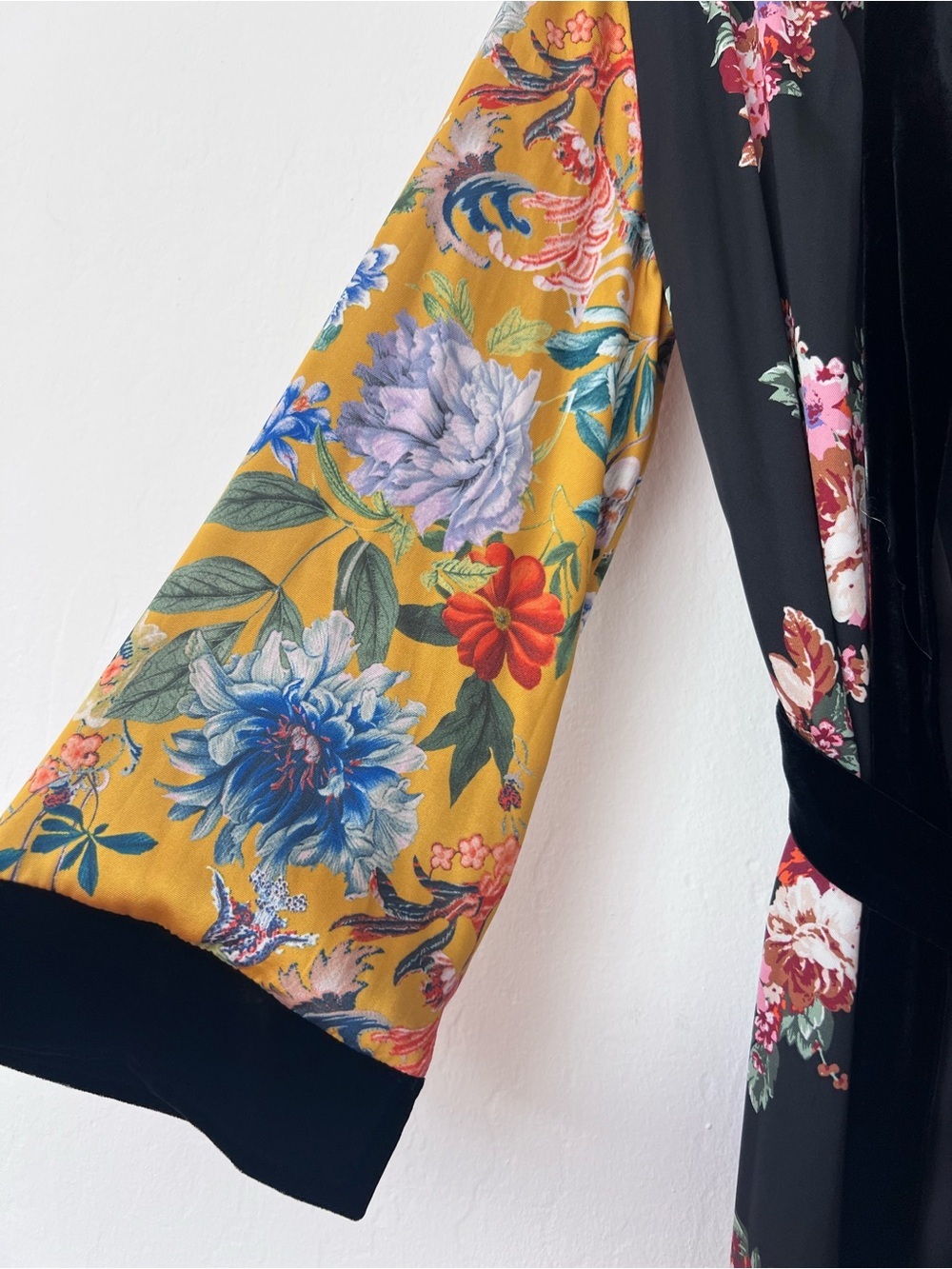 NWT Zara Contrasting Patchwork Kimono - Picture 6 of 12